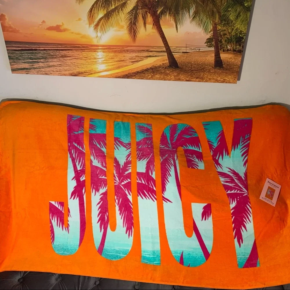 Juicy Couture Beach 🏖 Towel 100% cotton